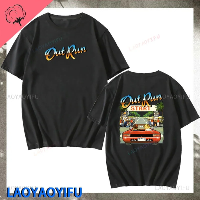 Out Run — 90s Vintage Japan Arcade Tee - Neon Districts