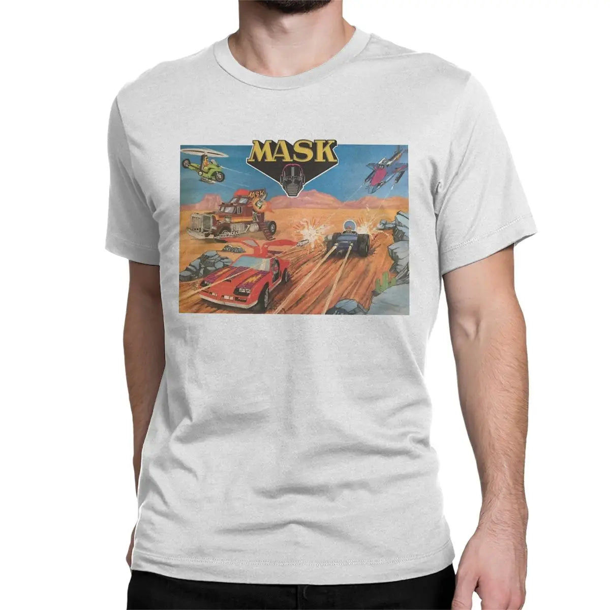 M.A.S.K. — Mobile Armored Strike Kommand 80s Cartoon Graphic Tee - Neon Districts