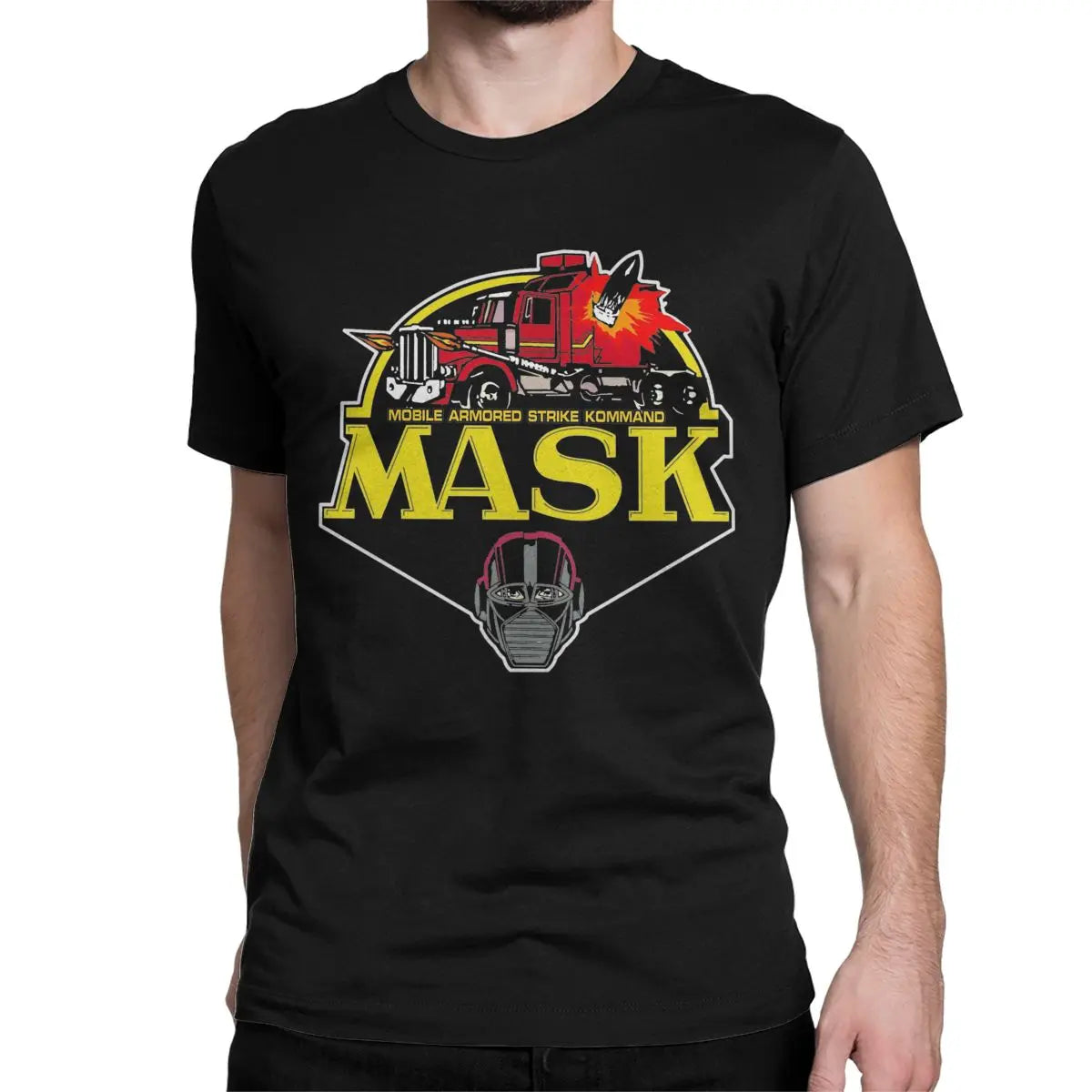 M.A.S.K. — Mobile Armored Strike Kommand 80s Cartoon Graphic Tee - Neon Districts