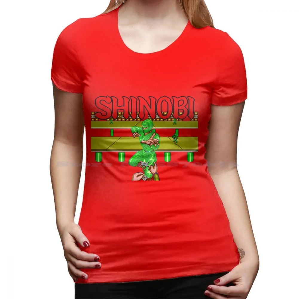 Shinobi — Sega Master System Arcade Ninja Tee - Neon Districts