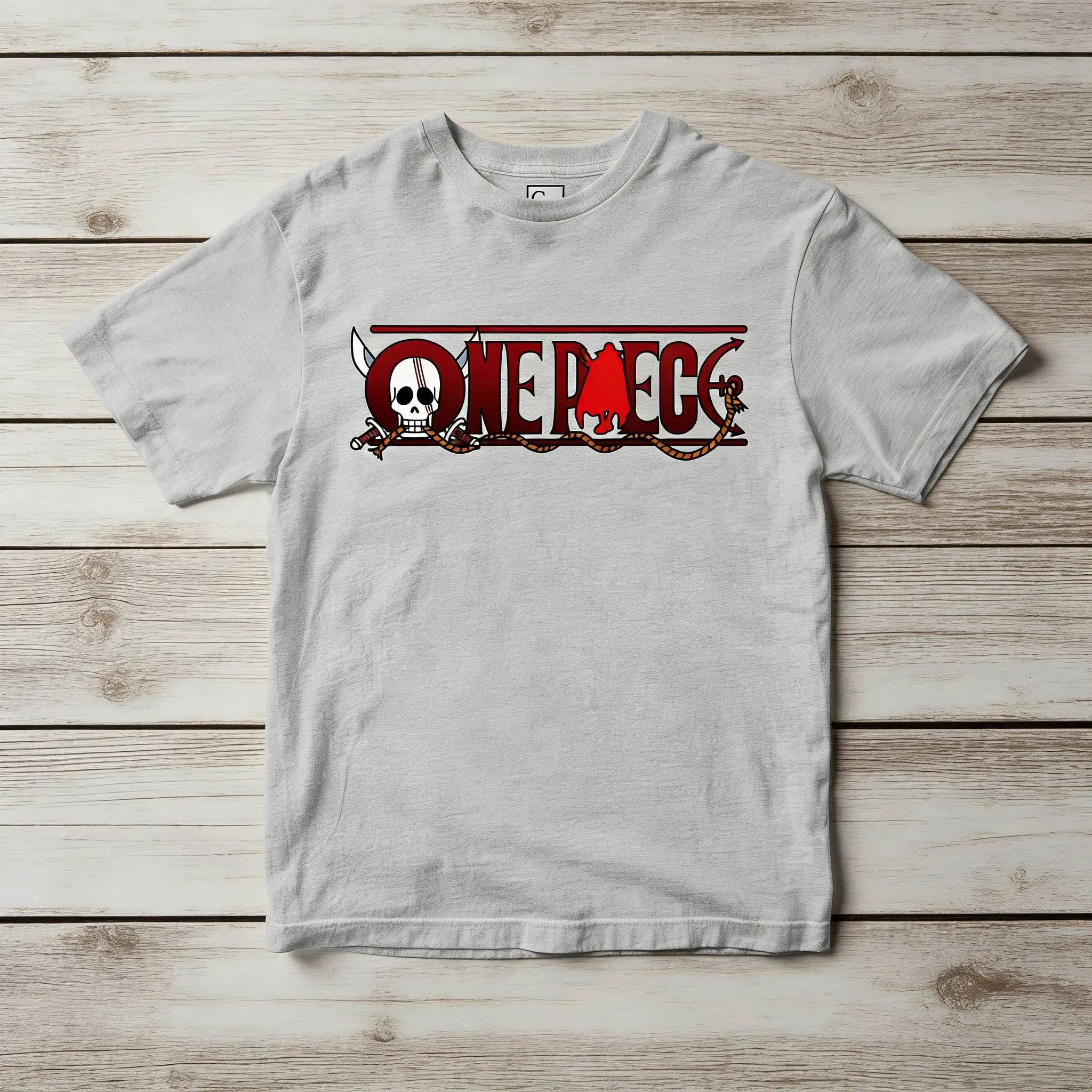 One Piece — Skull & Rope Red Black Graphic Tee - Neon Districts