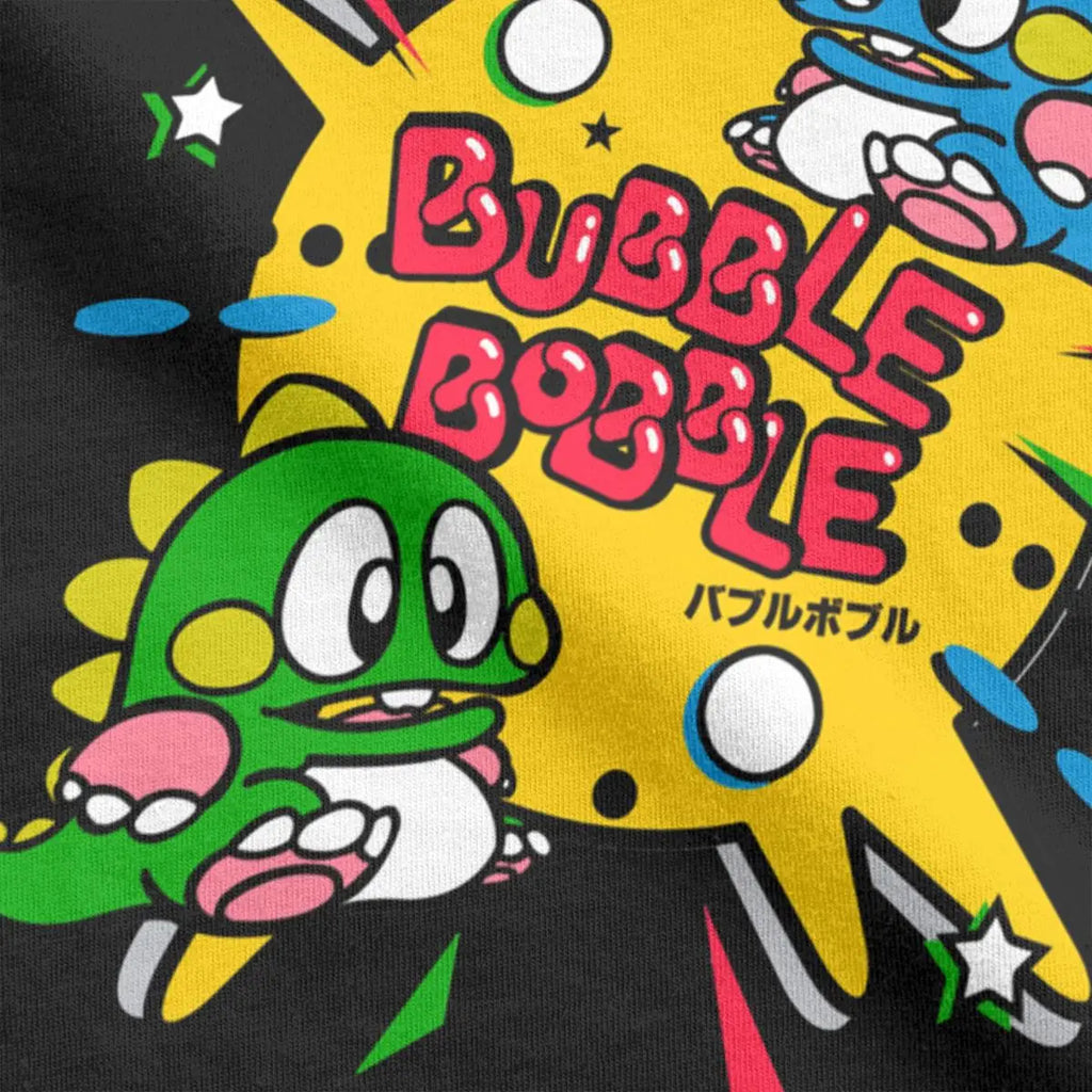 Bubble Bobble — Bub & Bob NES Arcade Retro Tee - Neon Districts