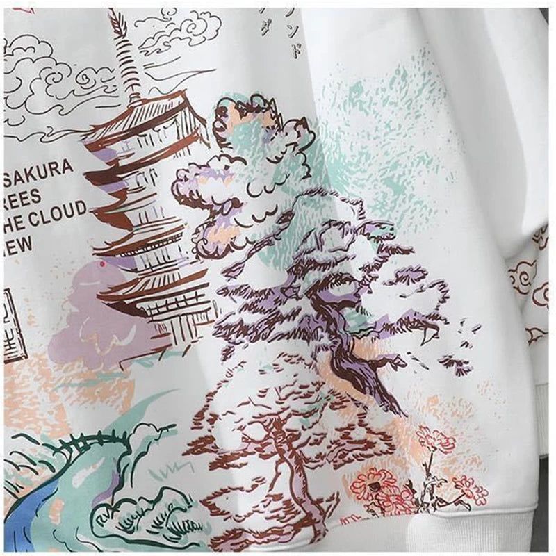 Y2K Loft Print Hoodie - Neon Districts