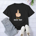 Duck You — Middle Finger Duck Women's Graphic Tee - Neon Districts