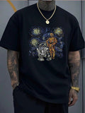Starry Night Droids — Star Wars Art Tee