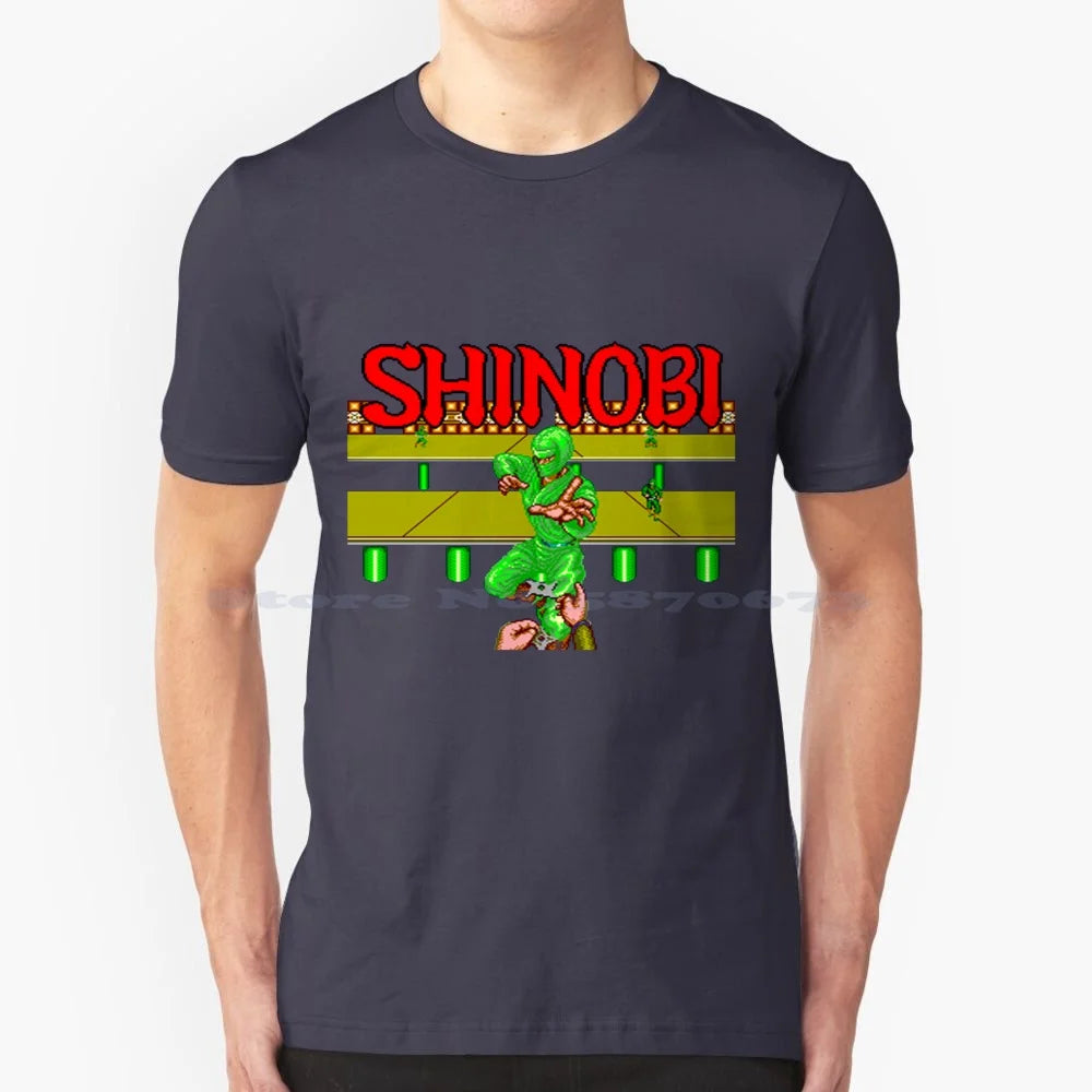 Shinobi — Sega Master System Arcade Ninja Tee - Neon Districts
