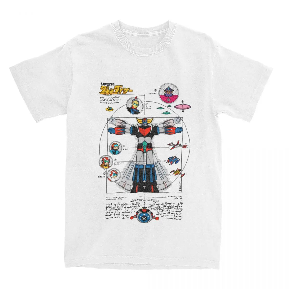 UFO Robot Grendizer Goldorak Graphic Tee – Pure Cotton Mecha