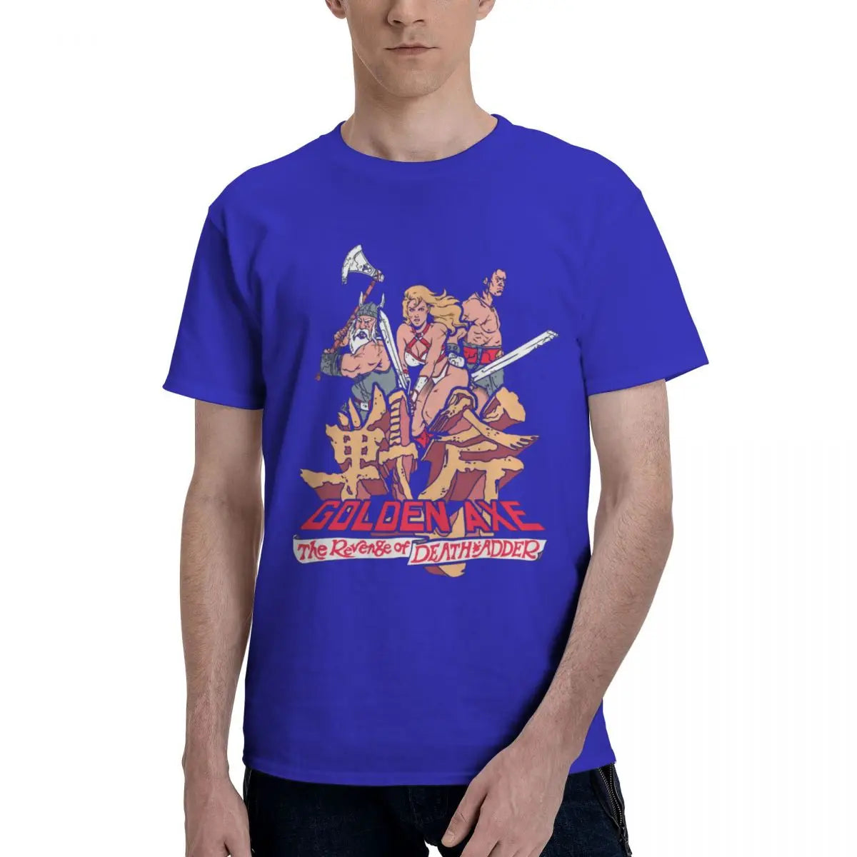 Golden Axe — Sega Arcade Beat-Em-Up Vintage Tee - Neon Districts