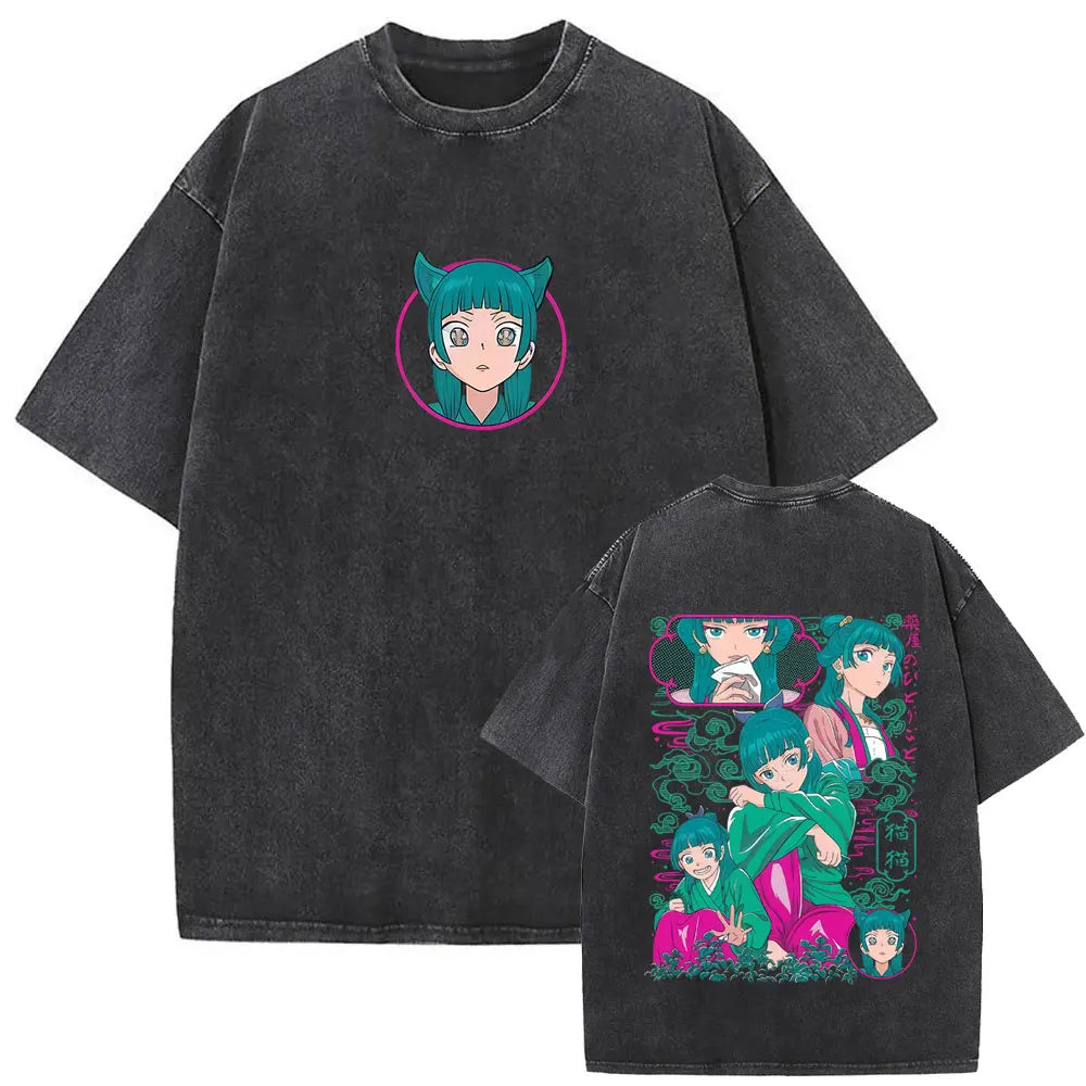 Apothecary Diaries Maomao Vintage Washed Tee – Manga Graphic