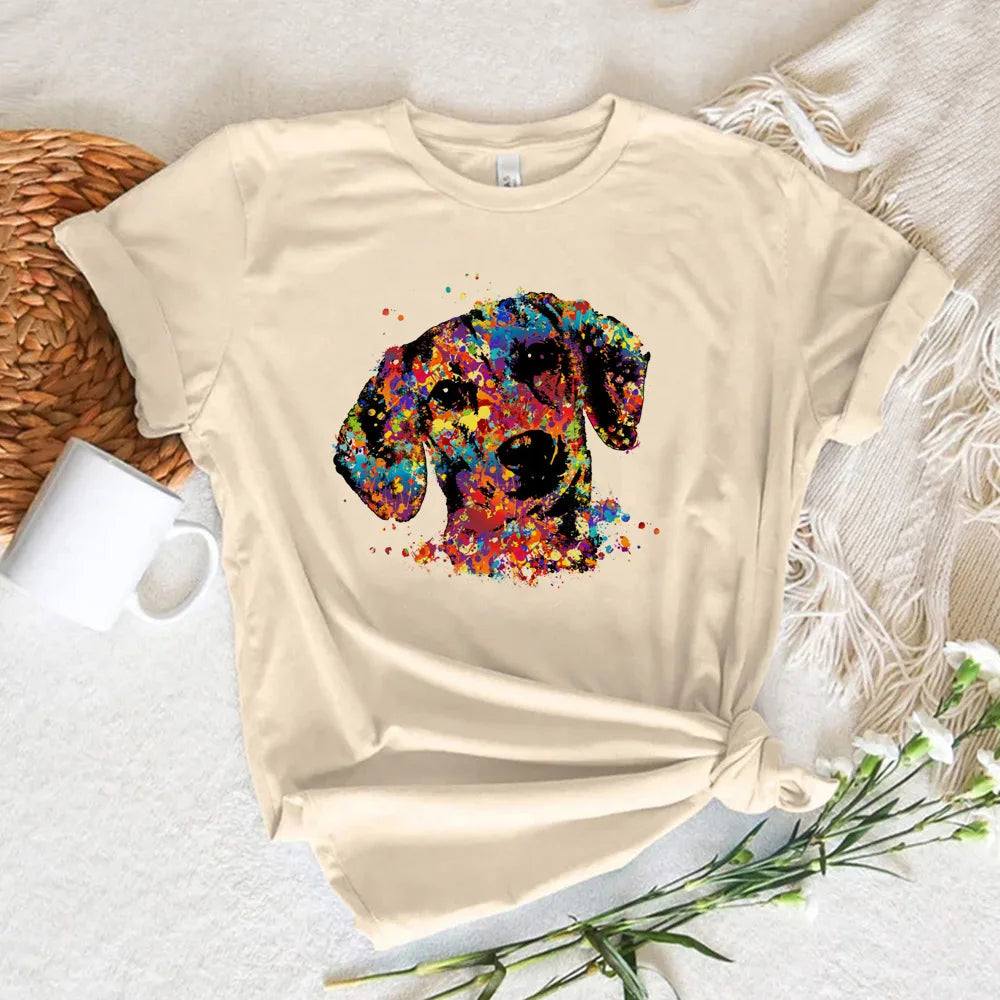 Dachshund Harajuku Graphic Tee - Neon Districts