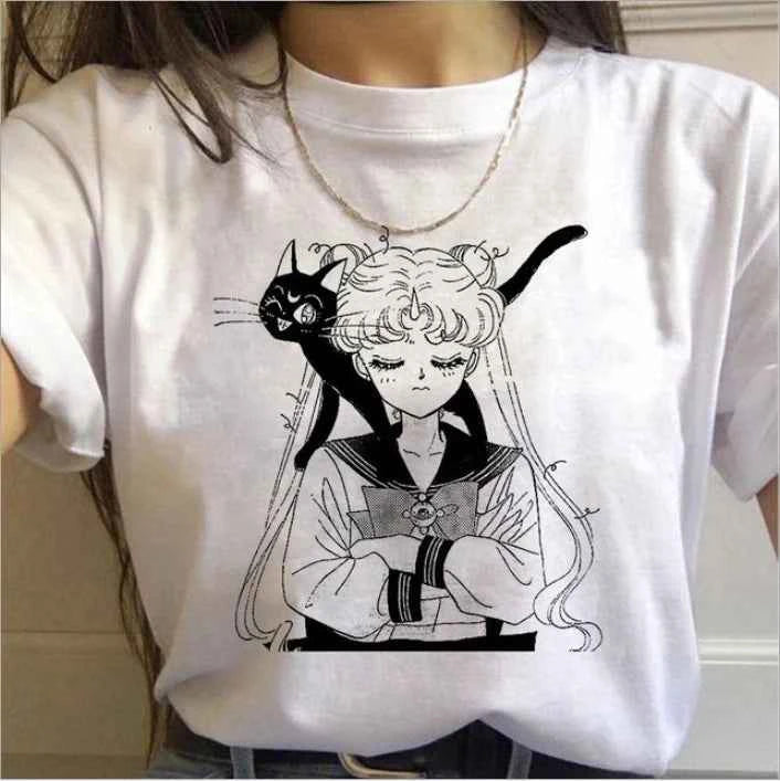 Sailor Moon Retro 90s Graphic Summer Tee