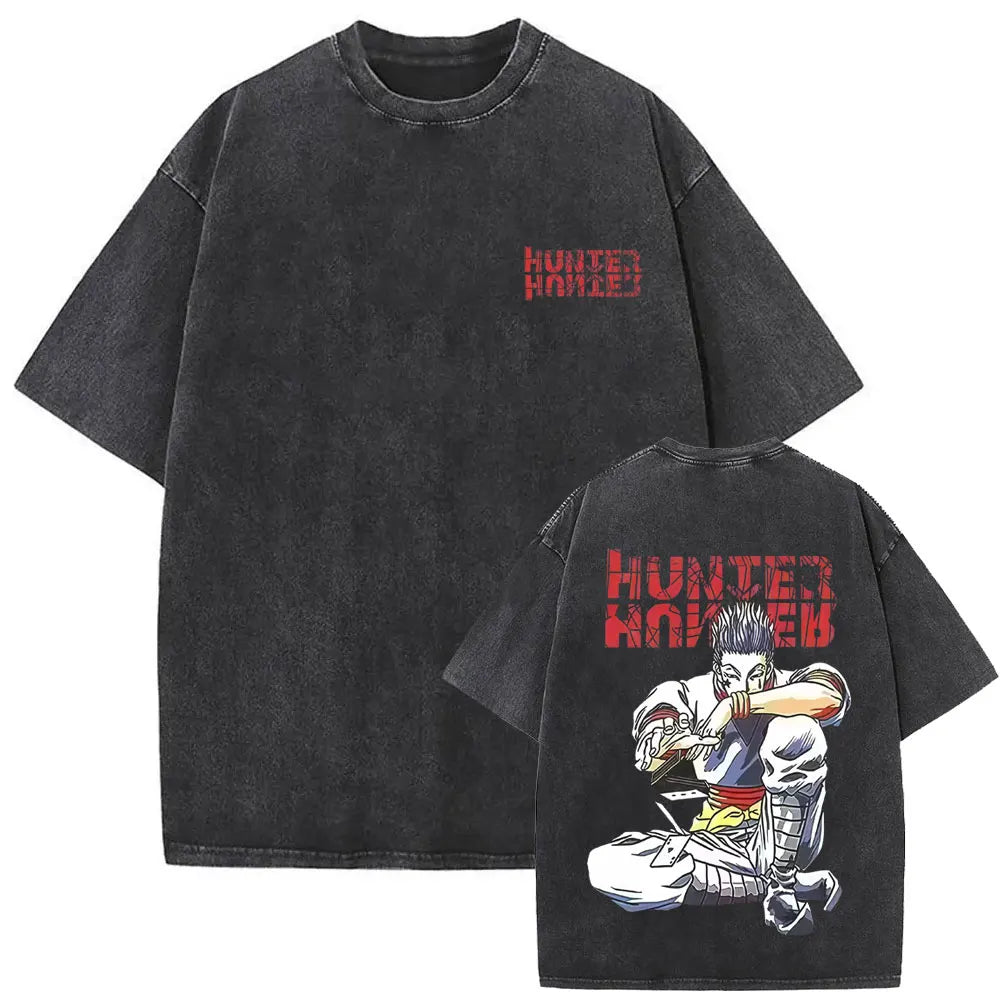 Hunter x Hunter Hisoka Washed Vintage Tee – Oversized Graphic