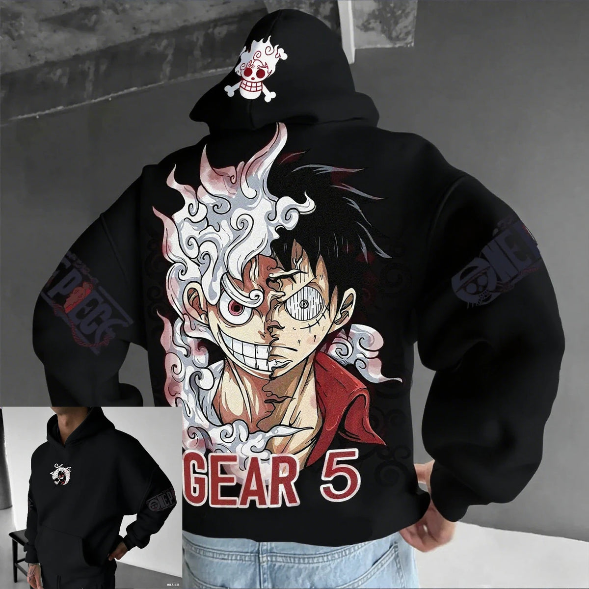 One Piece Luffy Anime Hoodie - Neon Districts