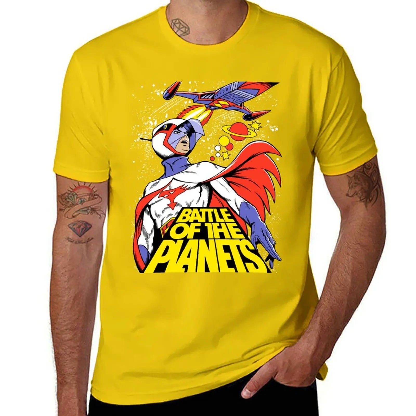 Battle of the Planets G-Force Retro Anime Tee – Retro Graphic Shirt - Neon Districts