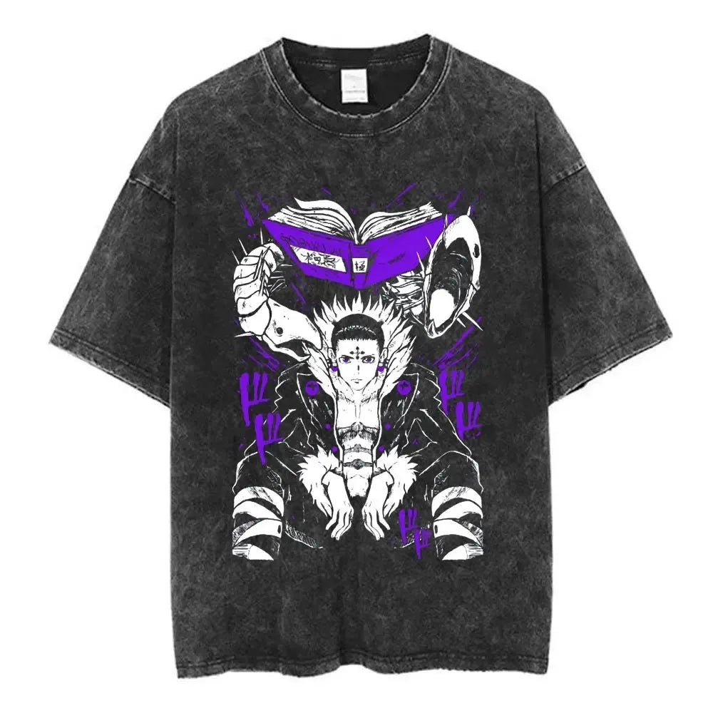 Hunter x Hunter Phantom Troupe Tee – Hisoka Oversized Washed