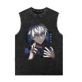 Jujutsu Kaisen — Gojo Satoru Washed Gym Tank Top - Neon Districts
