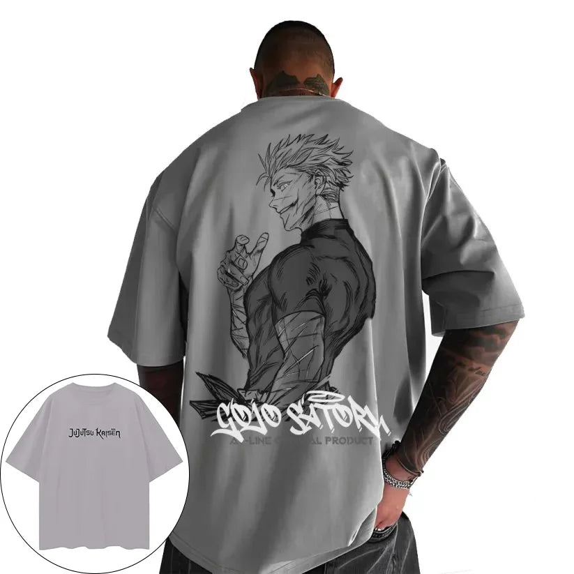 Jujutsu Kaisen — Gojo Satoru Parent & Child Harajuku Tee - Neon Districts
