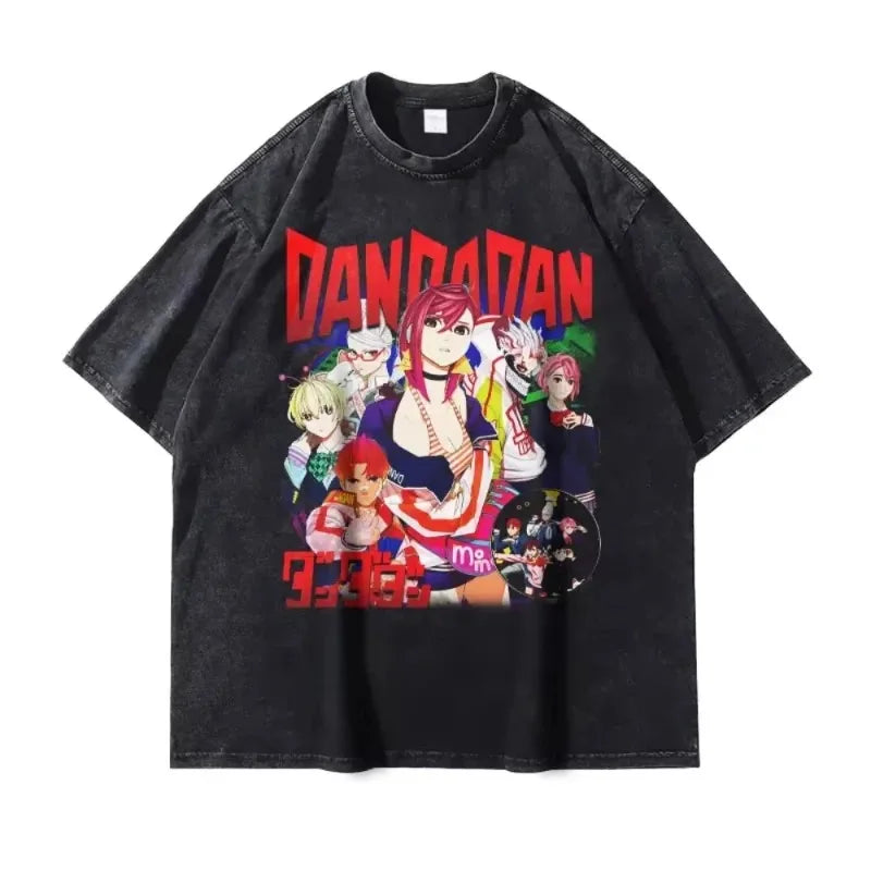 Dandadan Graphic Washed Vintage Tee