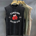 Hajime no Ippo — Vintage Washed Gym Tank Top - Neon Districts