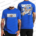One Piece Luffy Oversized Cotton Tee - Stylish One Piece Luffy T-shirt for Fans