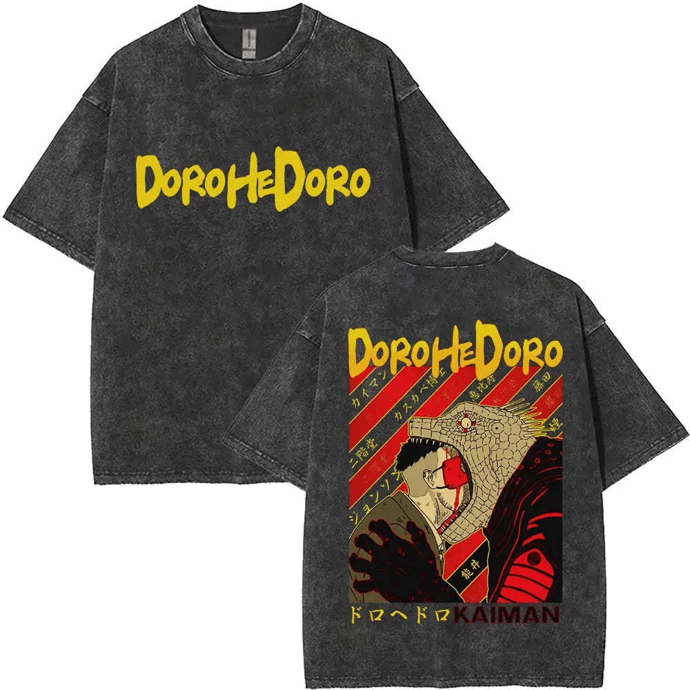 Dorohedoro Kaiman Washed Gothic Manga Tee