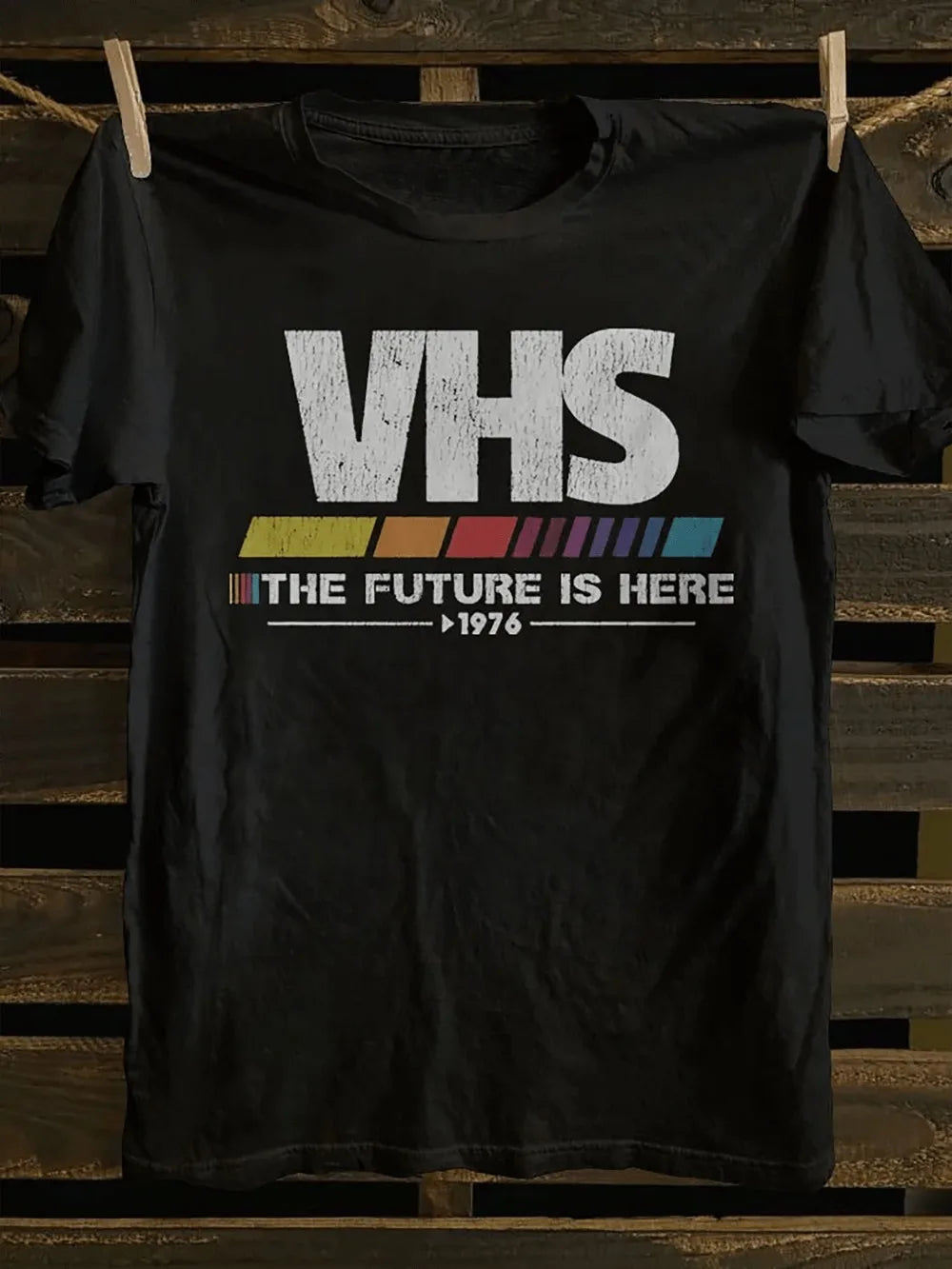 VHS — Retro 80s Cassette Tape Graphic Tee