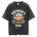 One Punch Man — Saitama Gym Washed Oversized Tee