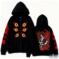 Demon Slayer Kokushibo Zip Hoodie - Neon Districts