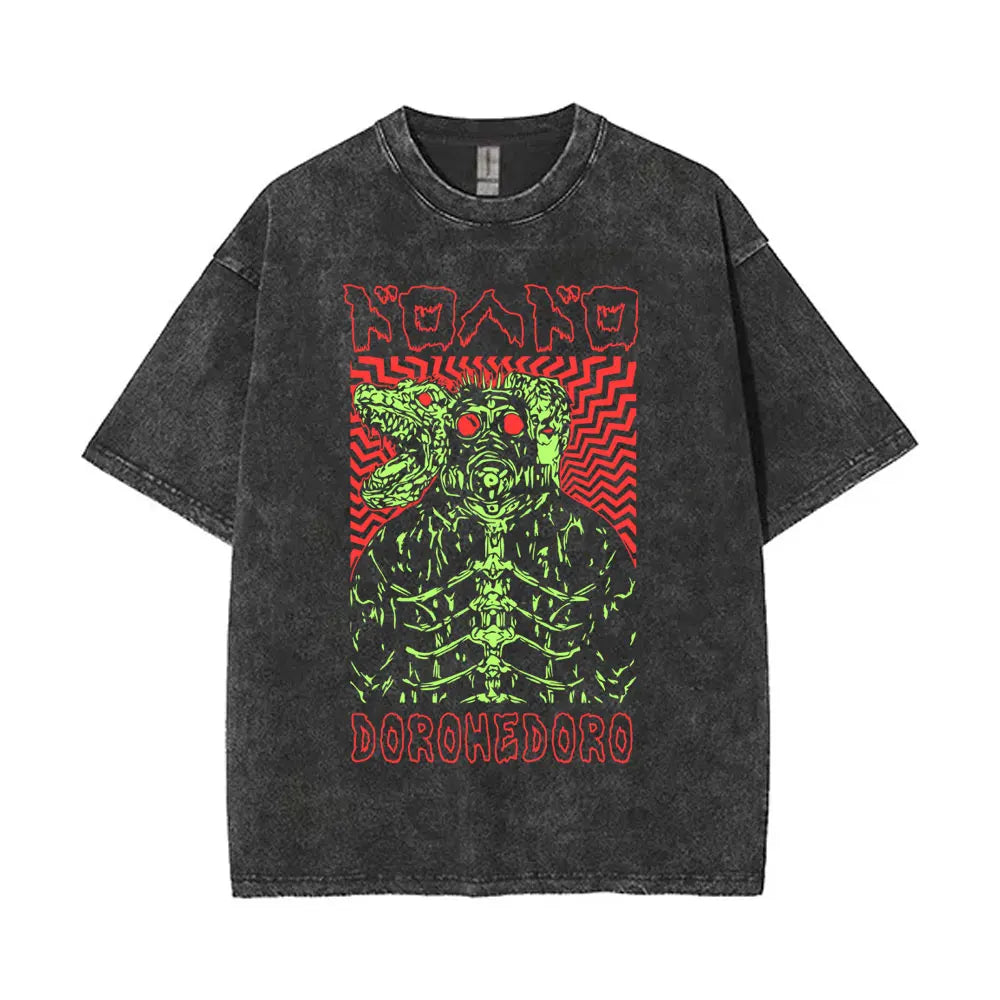 Dorohedoro Kaiman Washed Gothic Manga Tee