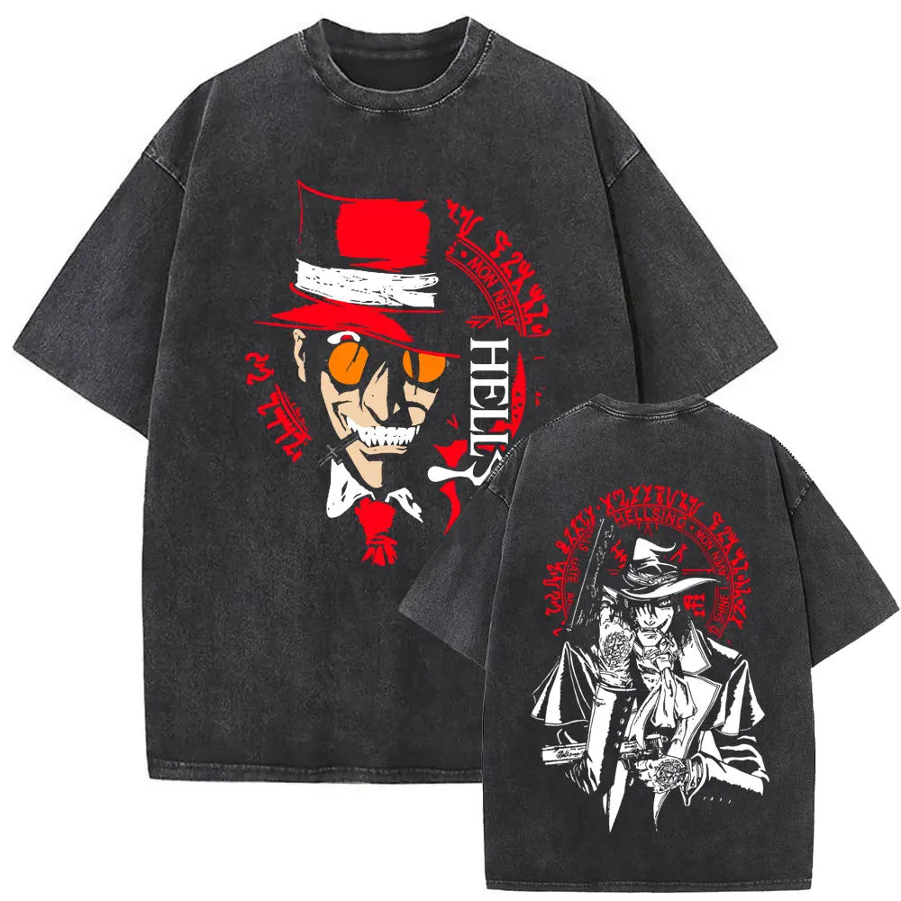 Hellsing Alucard Vintage Tee – Double-Sided 90s Oversized Shirt