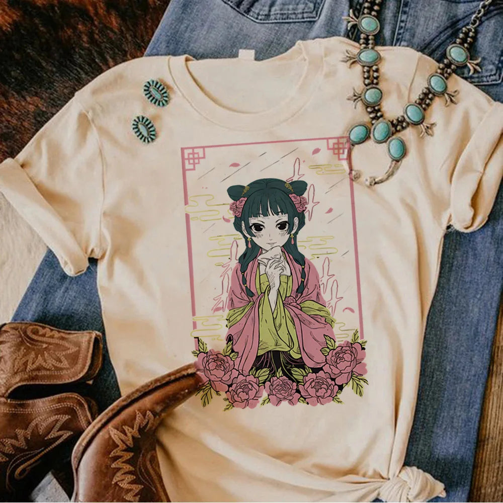 The Apothecary Diaries Maomao Graphic Tee – Anime Fan Shirt