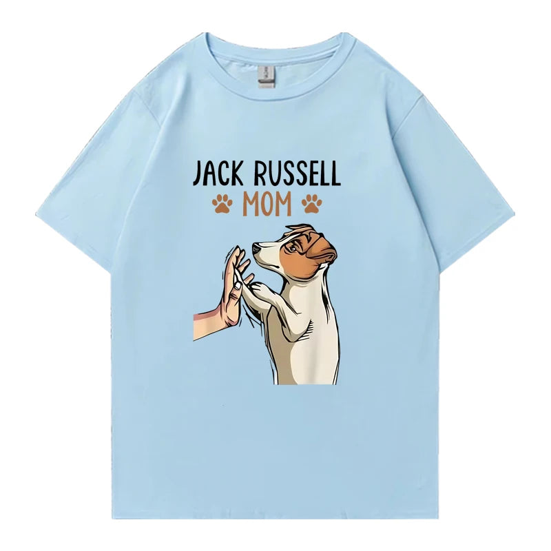 Jack Russell Mom Kawaii Tee - Neon Districts