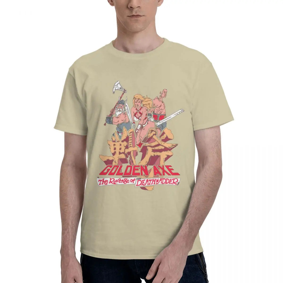 Golden Axe — Sega Arcade Beat-Em-Up Vintage Tee - Neon Districts