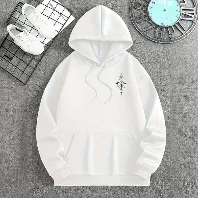 Vintage Compass Hoodie - Neon Districts