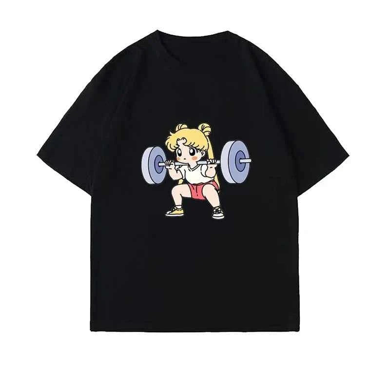 Sailor Moon Gym Rat Graphic Tee