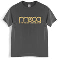Moog — Black Crew Neck Synthesizer Tee - Neon Districts