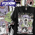 JoJo Dance Pose T-shirt - Bizarre Adventure Anime Manga Graphic Tee - Neon Districts