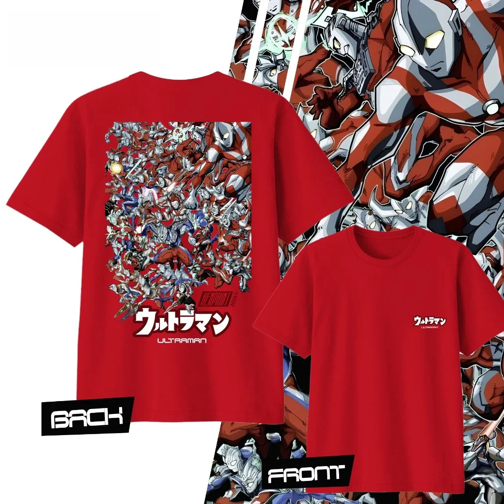 Ultraman Y2K Harajuku Oversized Tee - Neon Districts