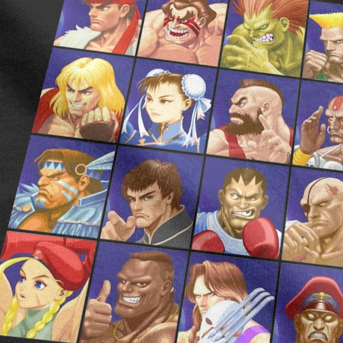 Street Fighter II — Character Select Screen Tee - Neon Districts
