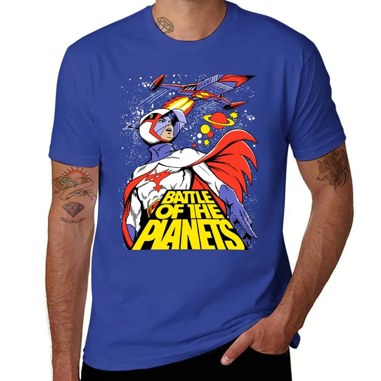 Battle of the Planets G-Force Retro Anime Tee – Retro Graphic Shirt - Neon Districts