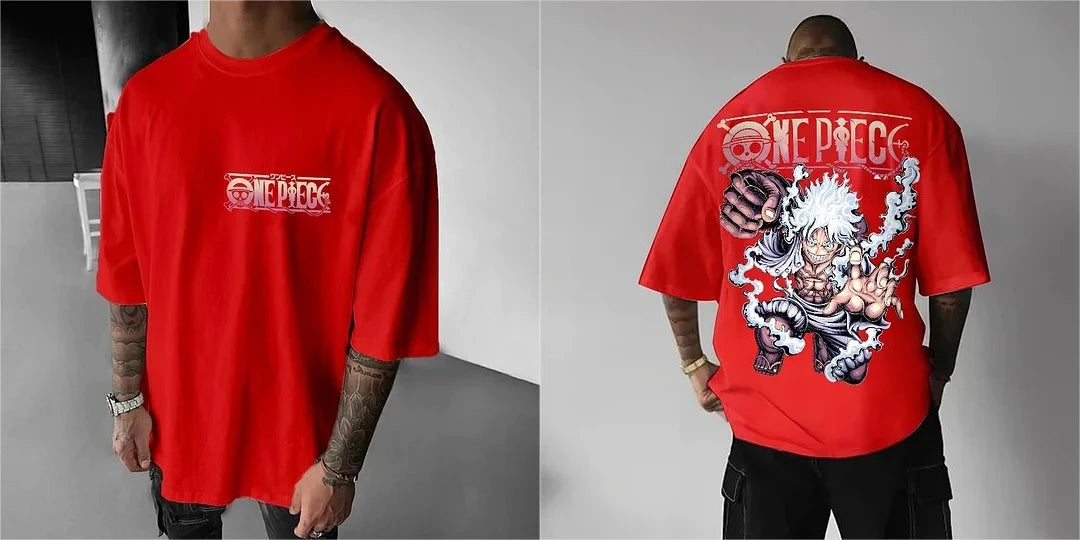 One Piece — Luffy Family Harajuku Parent & Child Tee - Neon Districts