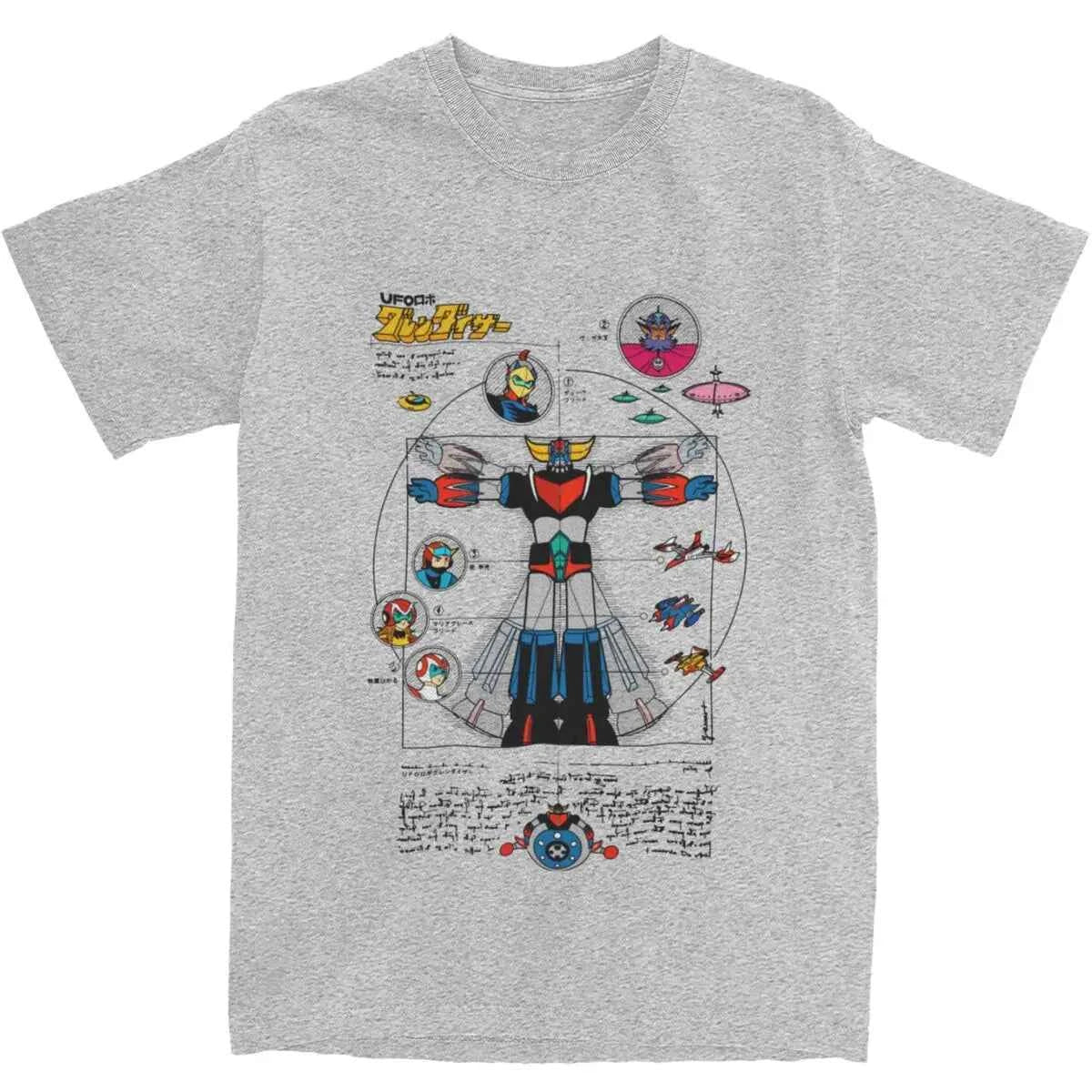 UFO Robot Grendizer Goldorak Graphic Tee – Pure Cotton Mecha