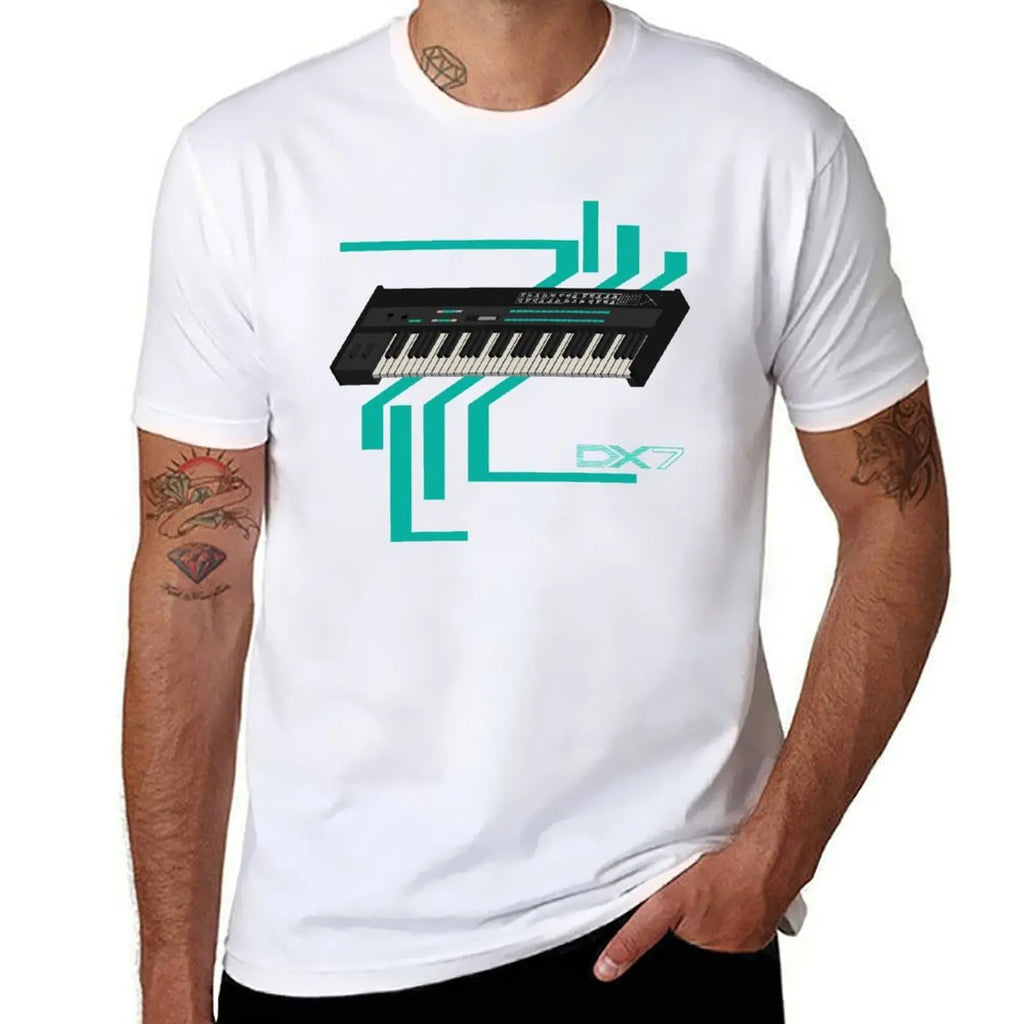 Yamaha DX7 — FM Synthesis Vintage Graphic Tee - Neon Districts