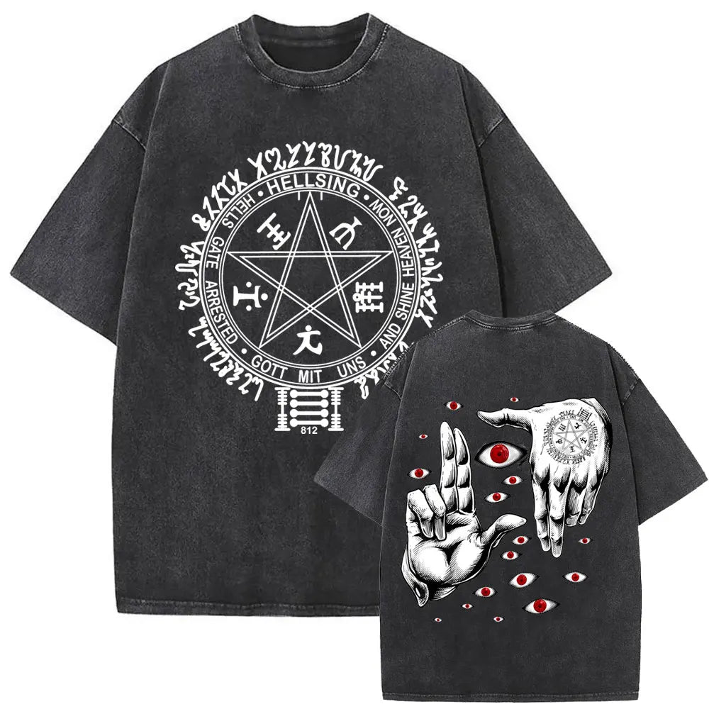 Hellsing Alucard Vintage Tee – Double-Sided 90s Oversized Shirt