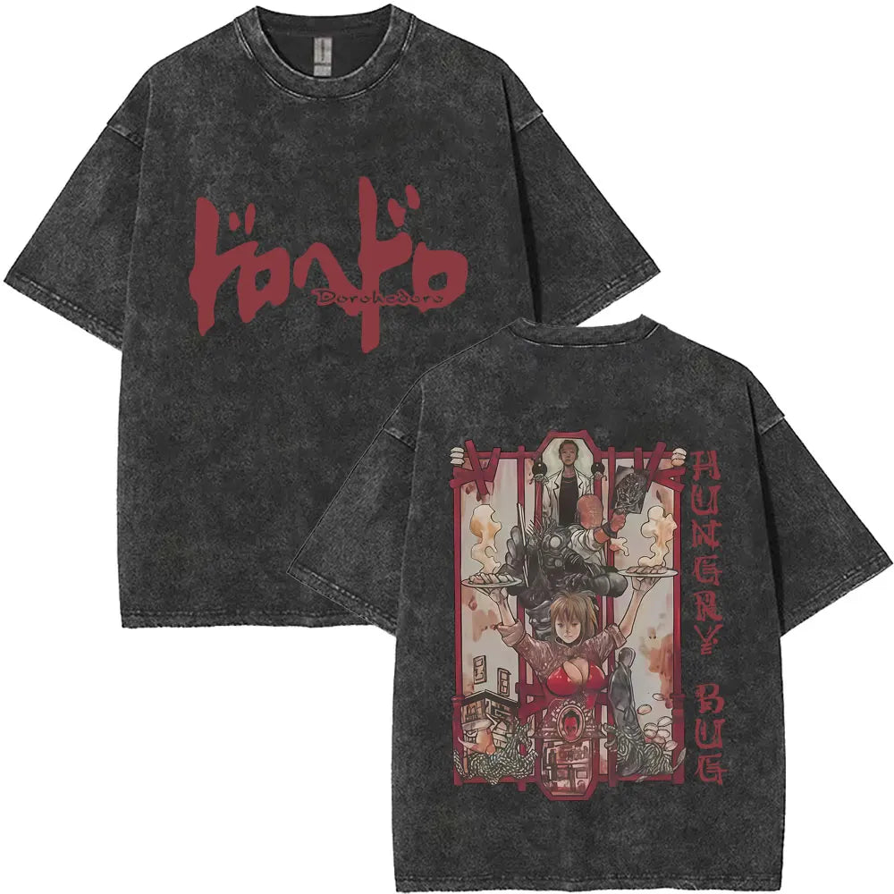 Dorohedoro Kaiman Washed Gothic Manga Tee