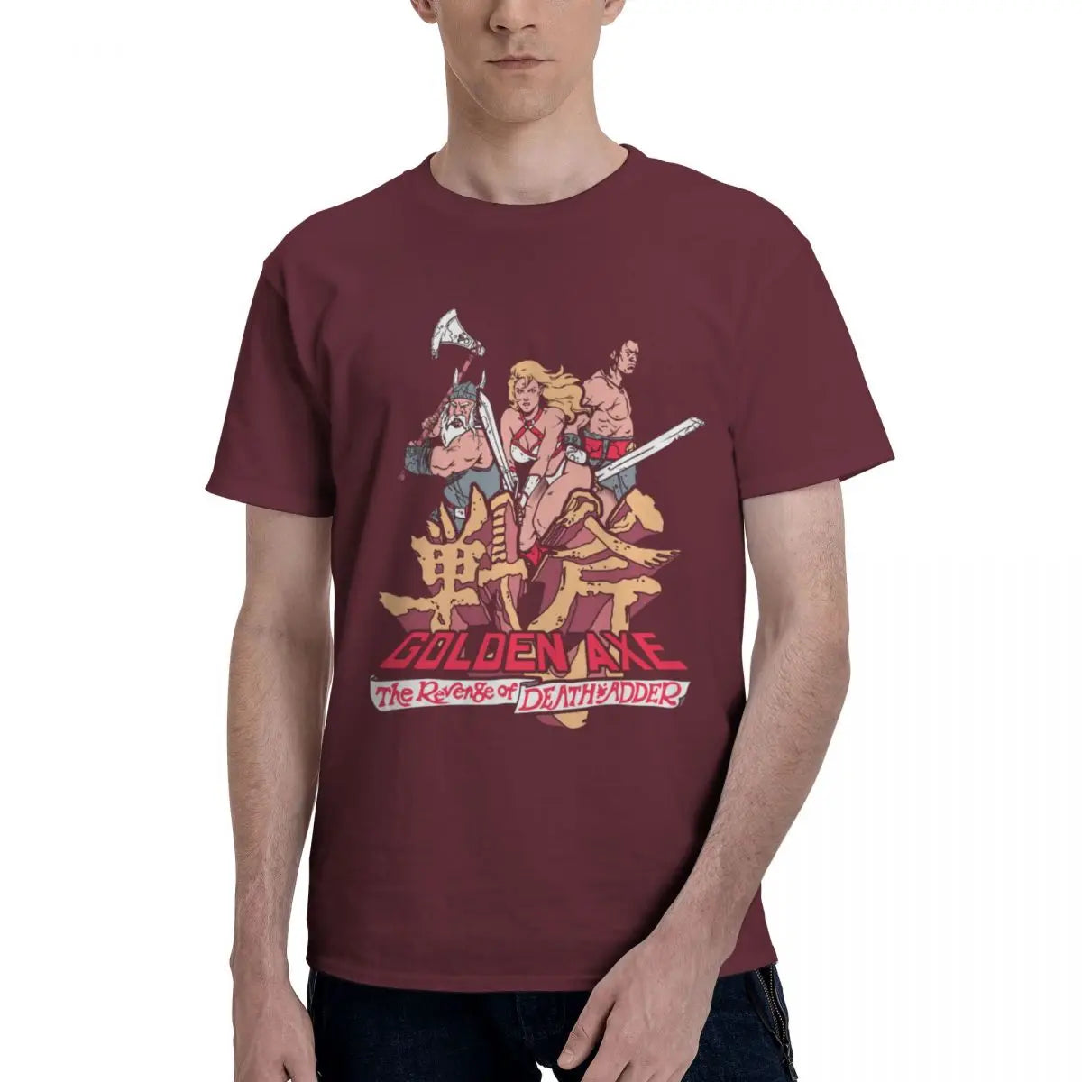 Golden Axe — Sega Arcade Beat-Em-Up Vintage Tee - Neon Districts