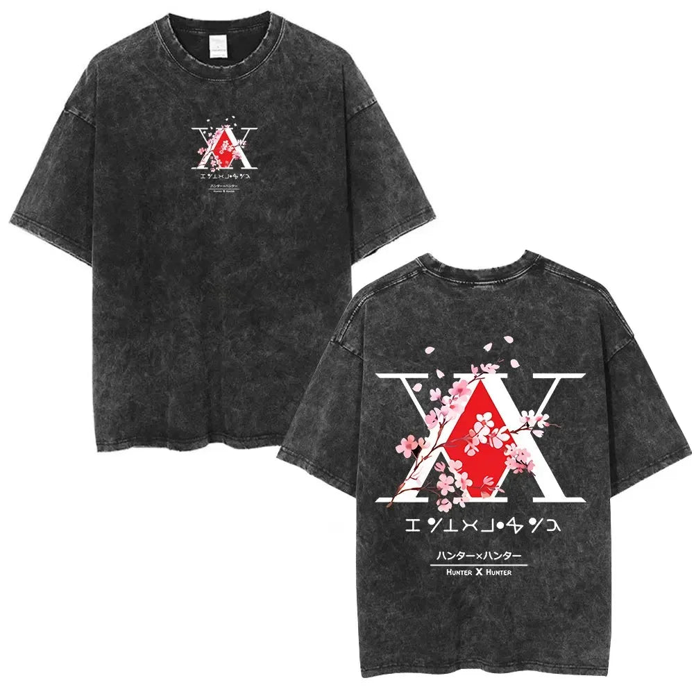 Hunter x Hunter Phantom Troupe Tee – Hisoka Oversized Washed