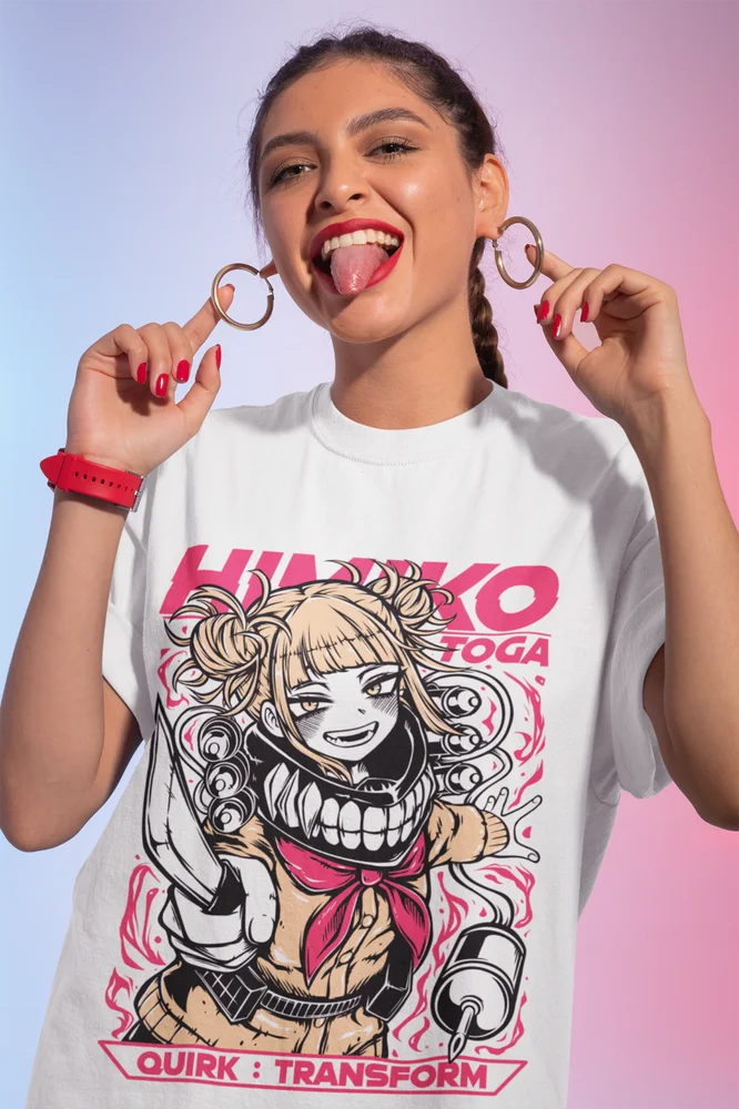 My Hero Academia Himiko Toga Kawaii Tee – MHA Anime Shirt