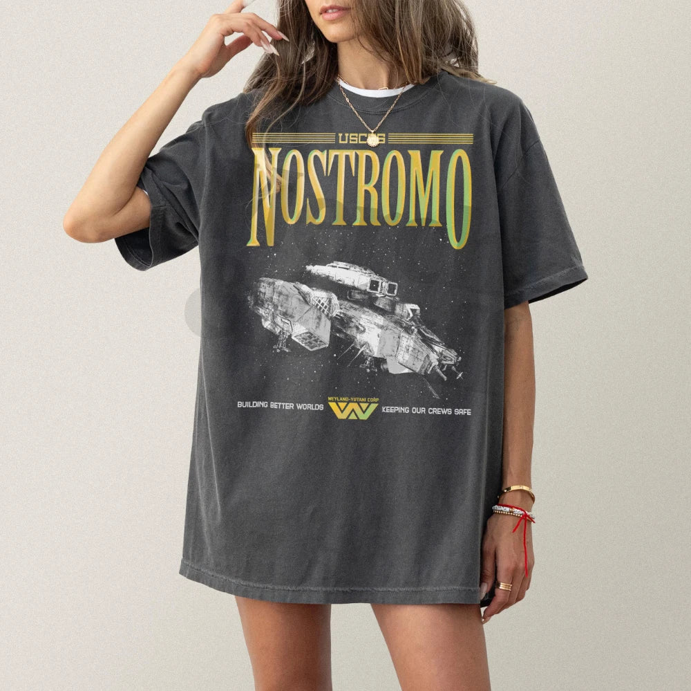 Alien — Nostromo Xenomorph Grunge Streetwear Tee
