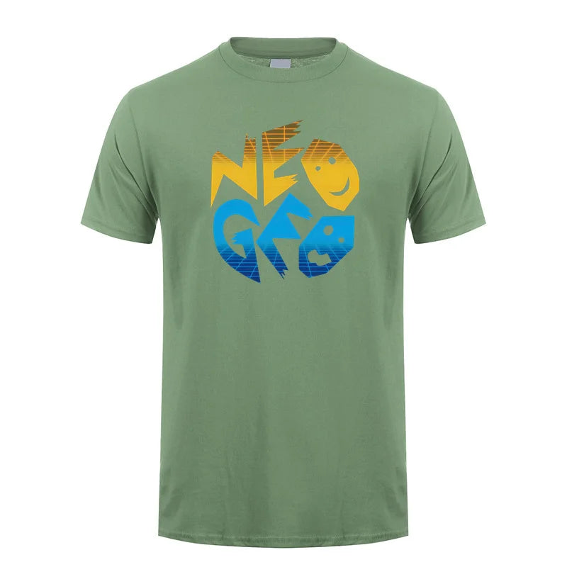 Neo Geo — MVS Summer Cotton Logo Tee - Neon Districts